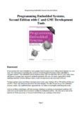 Programming Embedded Systems, Second Edition with C and 