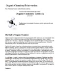 Organic Chemistry/Print version Organic Chemistry Textbook