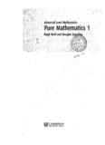 Pure Mathematics -1 [Advance Level Maths]