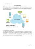 What is Cloud Computing Cloud computing