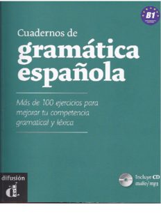 Cuadernos de gramática española