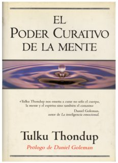 Tulku Thondup El poder curativo de la mente