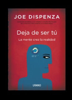 Deja de ser tú
