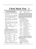 Bank Clerk Practice Paper from BSC Publication