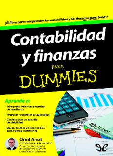 Contabilidad y Finanzas para Dummies
