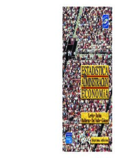 Estadística para Administración y Economía 7ma. Edición
