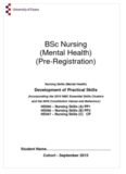 BSc Nursing (Mental Health) skills book