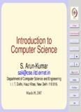Introduction to Computer Science