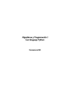 Algoritmos de Programación en Python