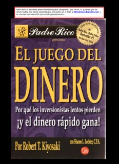 El Juego del Dinero - Robert Kiyosaki