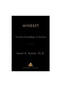 Mindset  The New Psychology of Success ( PDFDrive