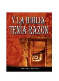Y La Biblia Tenia Razon (Coleccion de la Biblia de Israel) (Spanish Edition)