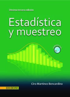 Estadística y muestreo