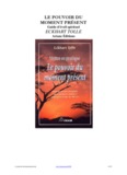 LE POUVOIR DU MOMENT PRÉSENT ECKHART TOLLE