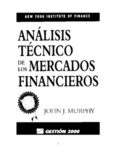 Analisis Tecnico de Los Mercados Financieros / Technical Analysis of Financial Markets (Spanish Edition)