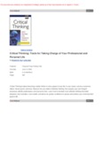 Critical Thinking