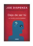 Deja de ser tú