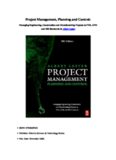 Project Management, Planning and Control, Fifth Edition: Managing Engineering, Construction and Manufacturing Projects to PMI, APM and BSI Standards