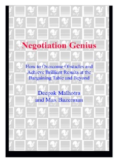 Negotiation Genius