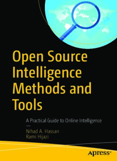 Open Source Intelligence Methods and Tools: A Practical Guide to Online Intelligence