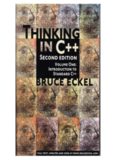 Thinking in C++: Introduction to Standard C++, Volume One (2nd Edition) (Vol 1)