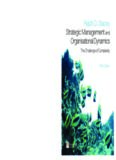 Strategic Management and Organisational Dynamics Ralph D. Stacey