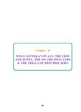 wole soyinka's plays: the lion and jewel, the swamp dwellers & the trials of brother jero