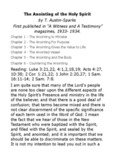 The Anointing Of The Holy Spirit/pdf - T. Austin - Lovest Thou Me