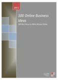 100 Online Business Ideas