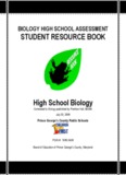 BIOLOGY HIGH SCHOOL ASSESSMENT STUDENT RESOURCE BOOK High School Biology
