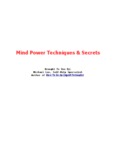Mind Power Techniques & Secrets - Power of Persuasion 