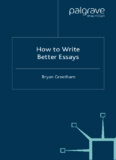 How to Write Better Essays