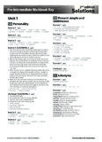 2nd edition Pre-Intermediate Workbook Key