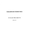 GRAMMAR EXERCISES