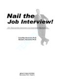 Nail the Job Interview 101 Dynamite Answers to Interview Questions