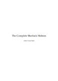 The Complete Sherlock Holmes