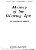 The Mystery of the Glowing Eye (Nancy Drew Mystery Stories, No 51)