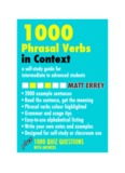 1000 Phrasal Verbs In Context - Inglês para Leigos