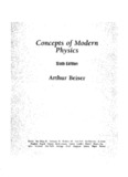 Concepts of Modern Physics by Arthur Beiser