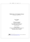 Mathematics for Computer Science