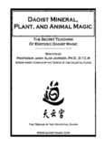 Daoist Mineral, Plant and Animal Magic: The Secret Teaching of Esoteric Daoist Magic
