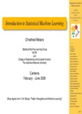 Introduction to Statistical Machine Learning