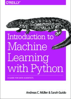 Introduction to Machine Learning with Python