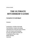 DOUGLAS ADAMS - The Ultimate Hitchhiker's Guide