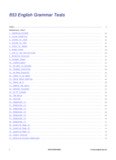853 English Grammar Tests