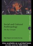 Social and Cultural Anthropology: The Key Concepts