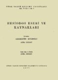 Hesiod Eseri ve Kaynakları - Hesiodes