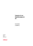 Fundamentals of the Java Programming Language, Java SE 6