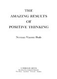The Amazing Results of Positive Thinking