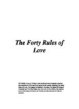 The Forty Rules of Love